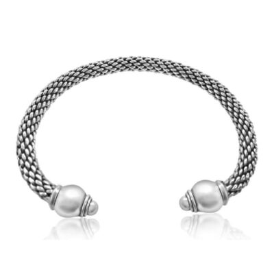 Torque Bangle Silver