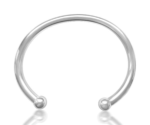 Silver Torque Bangle