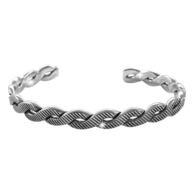 Silver Bangle Twist