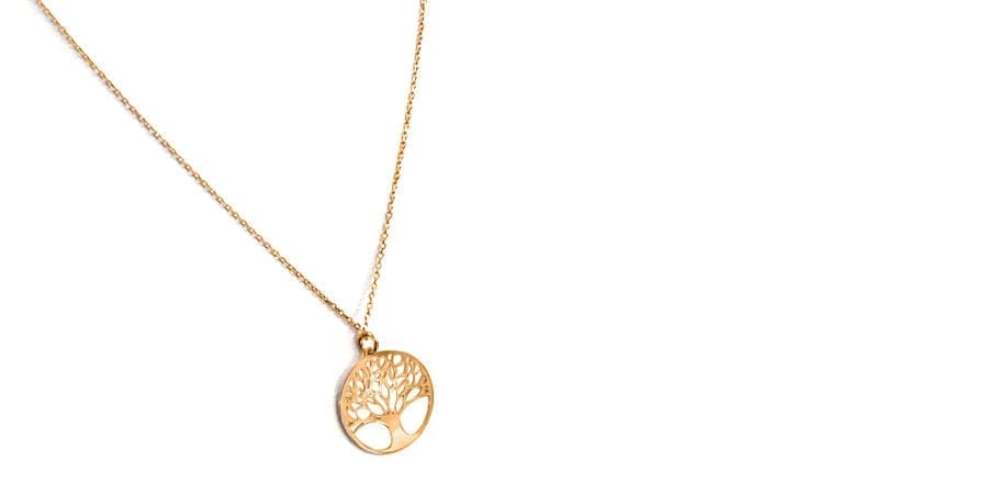 Tree of Life Necklace Rose Gold