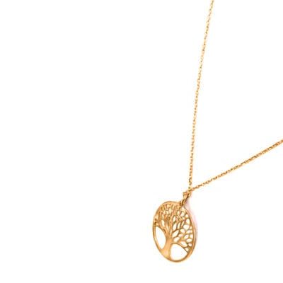 Tree of Life Necklace Rose Gold