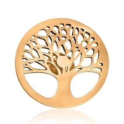 Mulberry Tree of Life Earrings Rose Gold