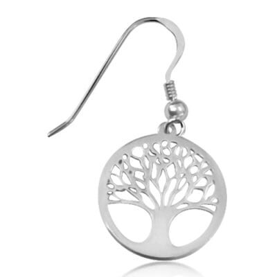 Silver Tree of Life Earrings