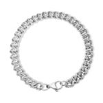 Mens Silver Bracelet ice