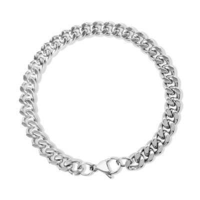 Mens Silver Bracelet ice