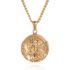 Zeus Pendant Necklace Gold