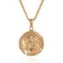 Zeus Pendant Necklace Gold