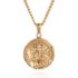 Zeus Pendant Necklace Gold