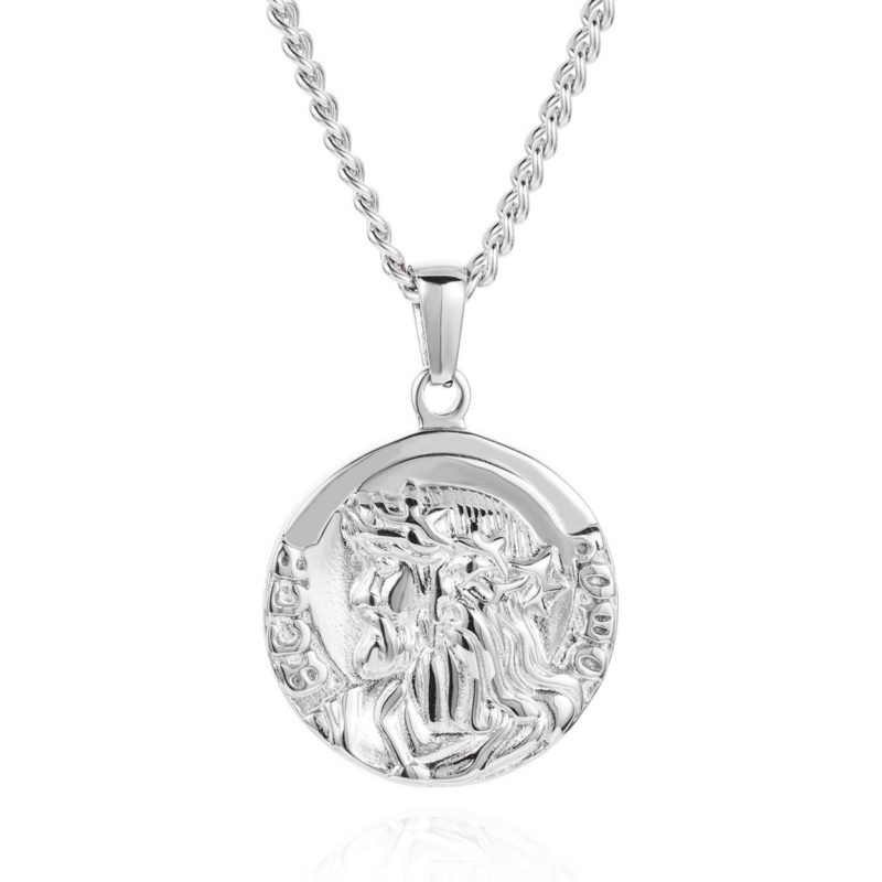 Zeus Silver Pendant Necklace
