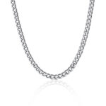 Mens Silver Cuban Chain 7mm