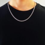 Silver Necklace | 4mm Width | CubanSkinny©