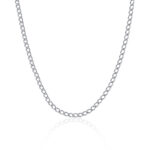Mens Silver Cuban Chain 4mm