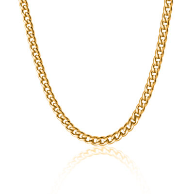 Gold Cuban Chain 7mm