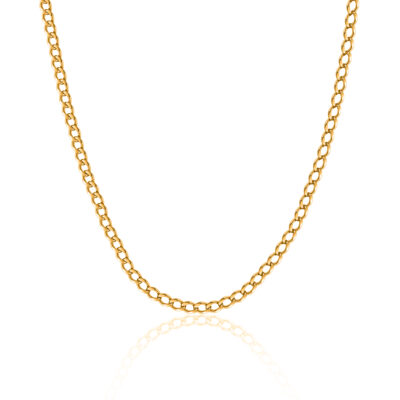 Mens Gold Cuban Chain 4mm