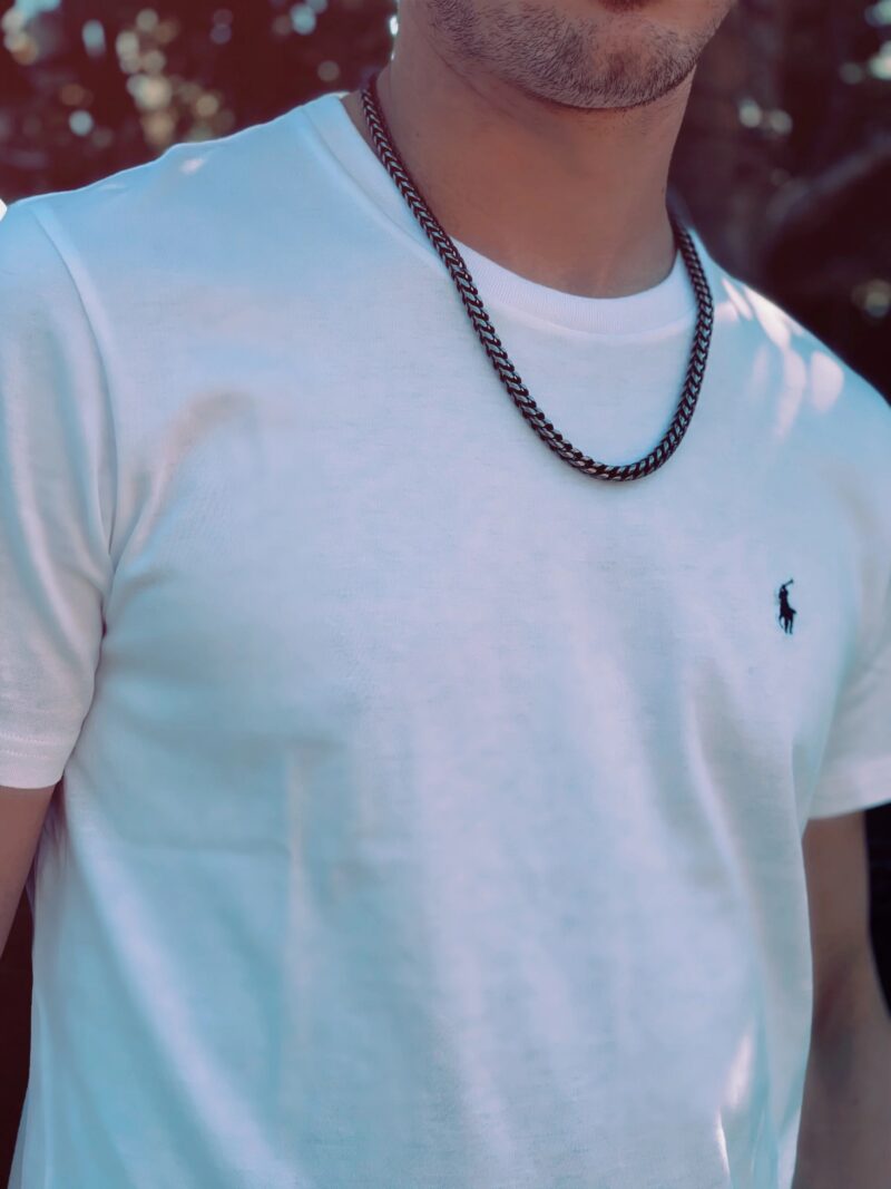Mens Gunmetal Necklace