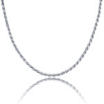Rope Necklace Silver