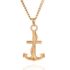 Anchor Gold Pendant Necklace