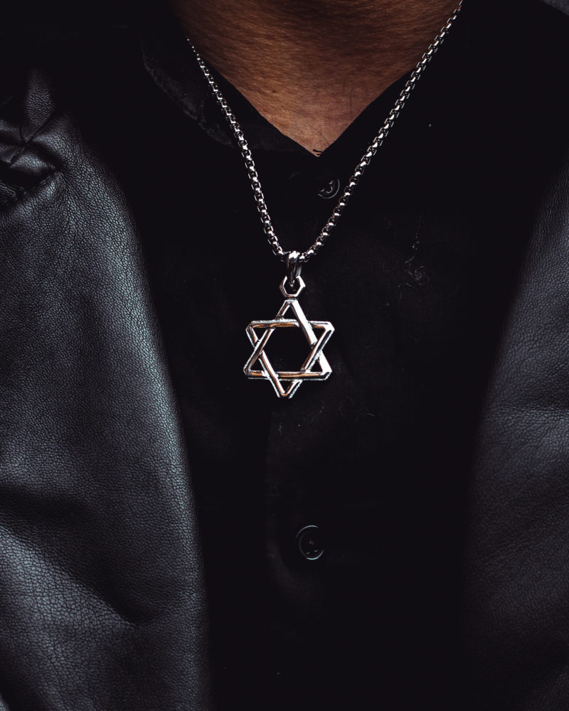 Star of David Necklace Silver