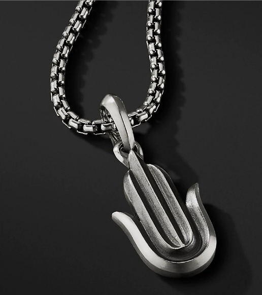 Silver Hamsa Necklace
