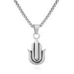 Hamsa Necklace Silver