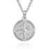 Compass Necklace Silver