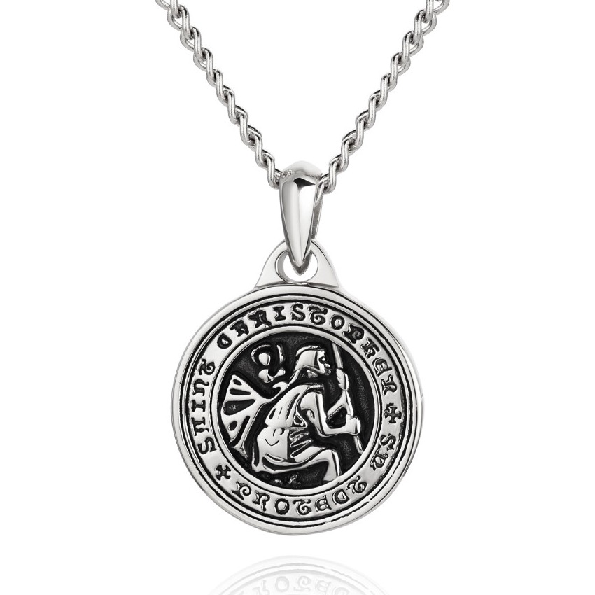 Sterling Silver St.Christopher Pendant