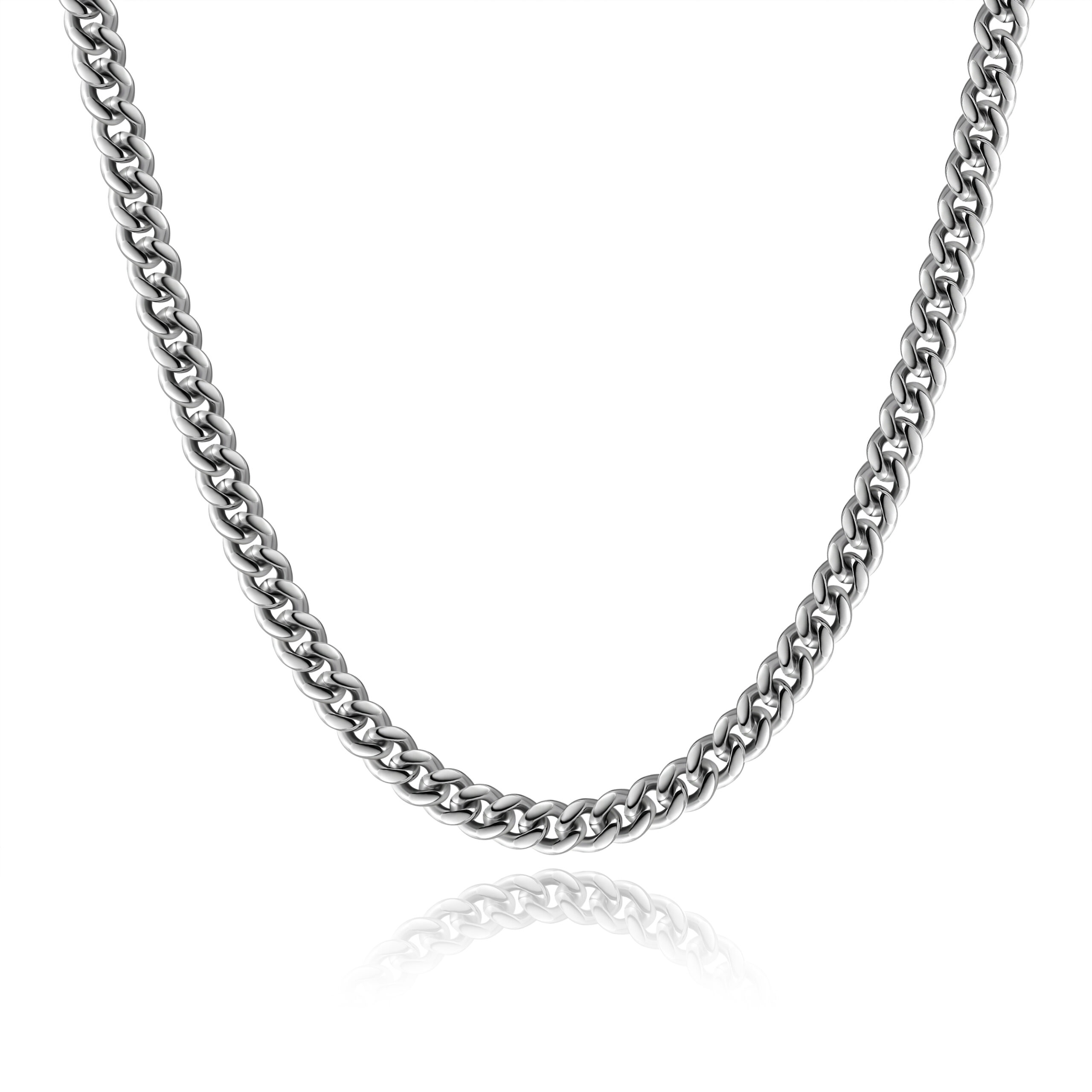 Silver Cuban Chain 10mm Width Alfred Co. London