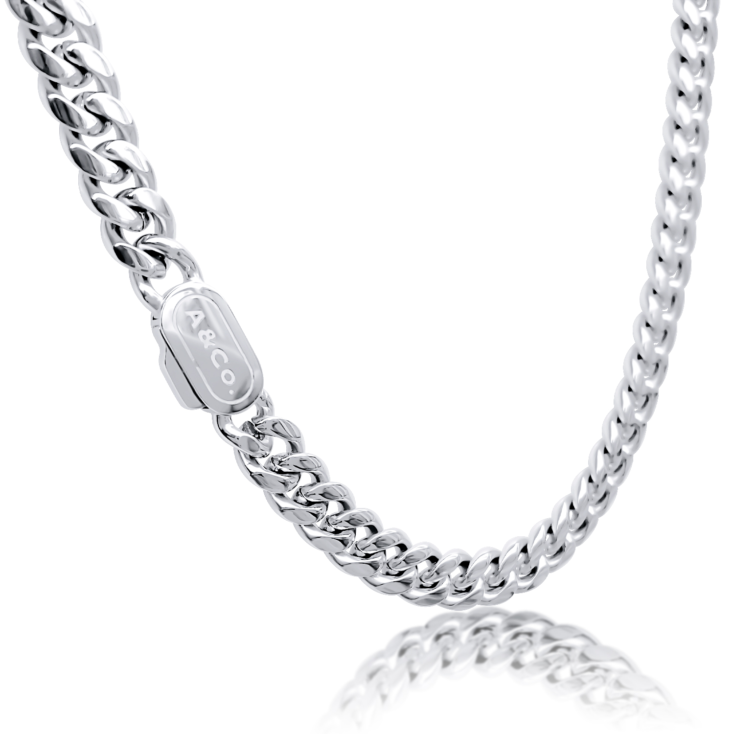 Alfred & Co. London Men's Curb Chain Necklace