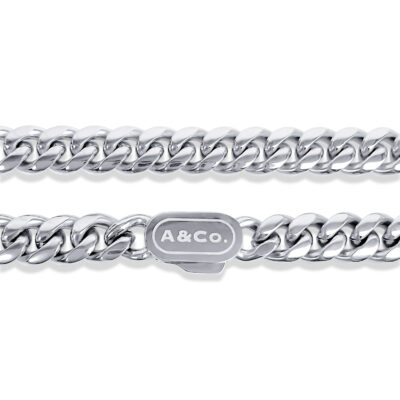 Alfred & Co. London Men's Curb Chain Necklace