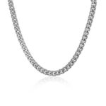 Silver Chain Necklace | 7mm Width | ice©