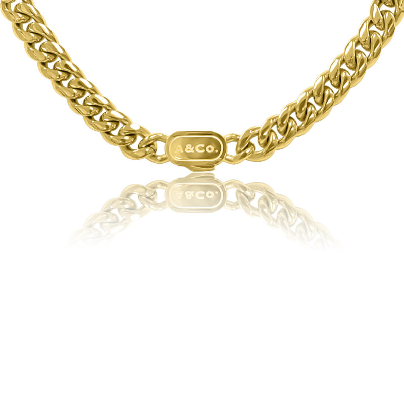 Gold Chain Necklace Cuban