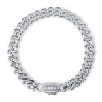 Mens Silver Bracelet Cuban