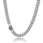 Silver Chain | Cuban | 12mm Width | Harlem©