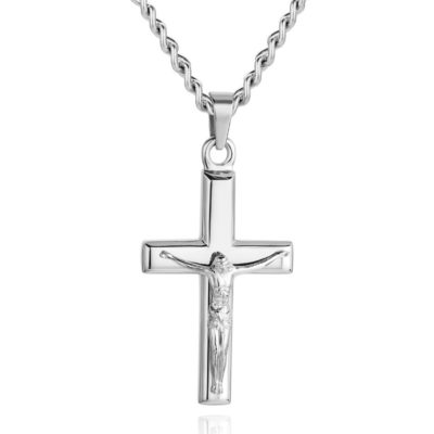 Silver Crucifix Necklace