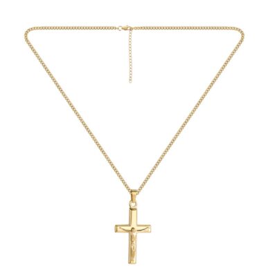Men's Crucifix Necklace | Gold | Alfred 