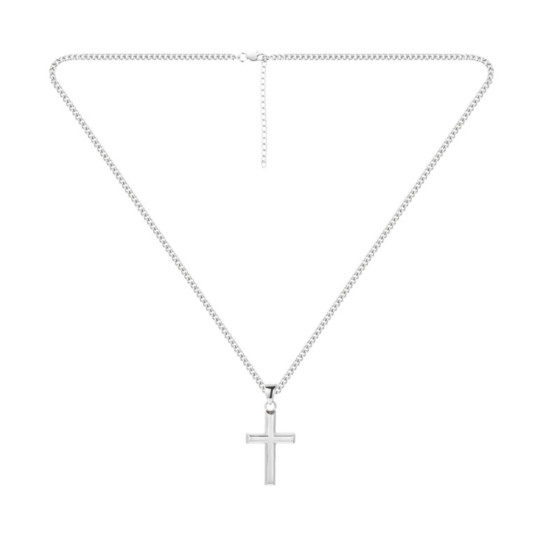 Silver Cross Necklace