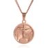 CRUCIFIX NECKLACE ROSE GOLD