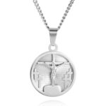 CRUCIFIX NECKLACE SILVER