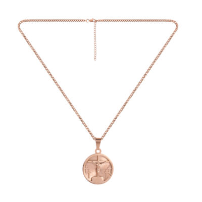 Rose Gold Crucifix Necklace