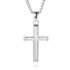 CROSS NECKLACE SILVER