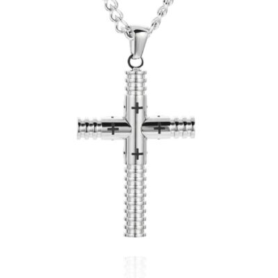 CROSS NECKLACE SILVER