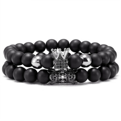 BLACK CROWN BRACELET