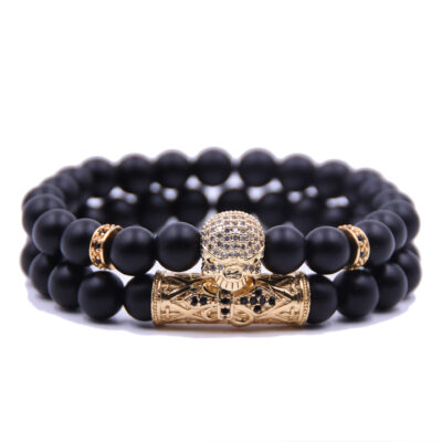 Gold Skull Bracelet