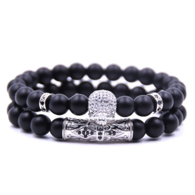 SILVER SKULL BRACELET