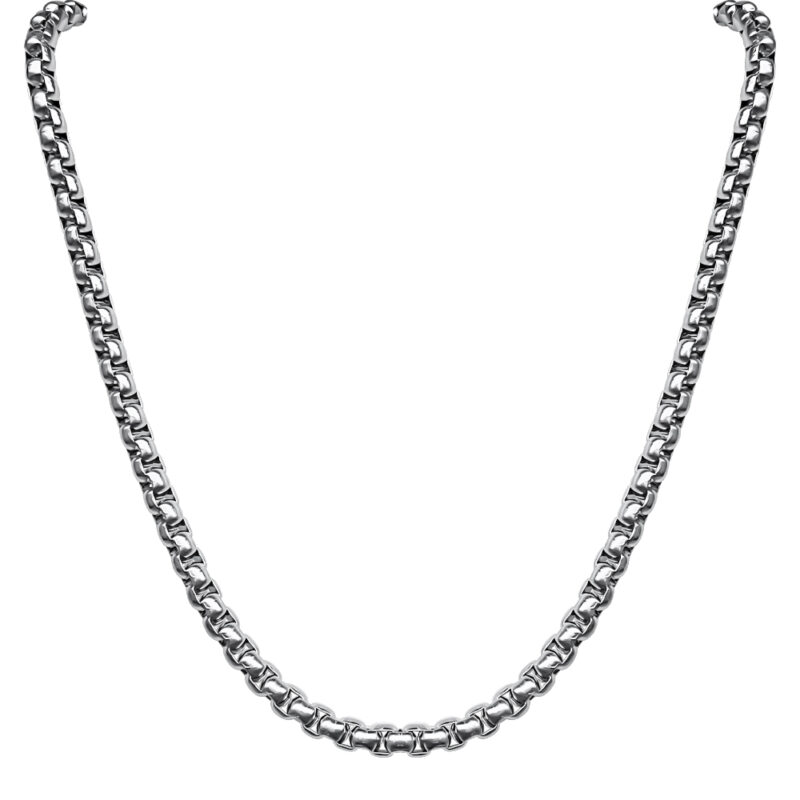 Silver Rolo Chain Necklace