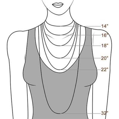 Womens Necklace Size Guide