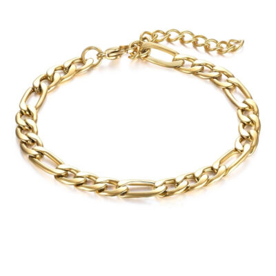 Gold Figaro Bracelet