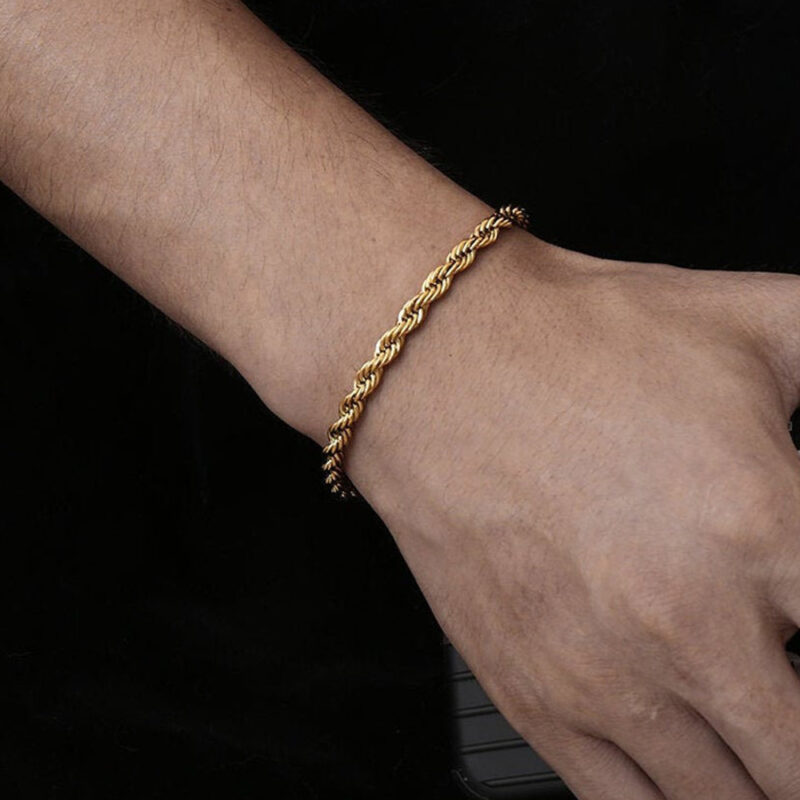 Gold Rope Bracelet