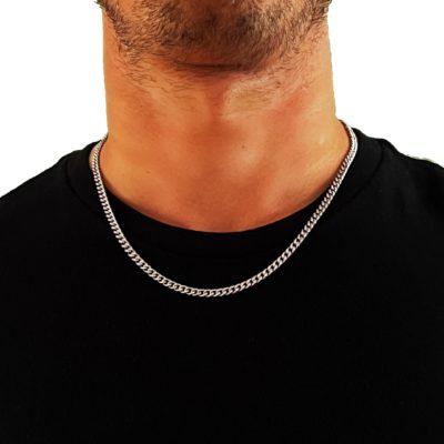 Mens Thin Chain Necklace