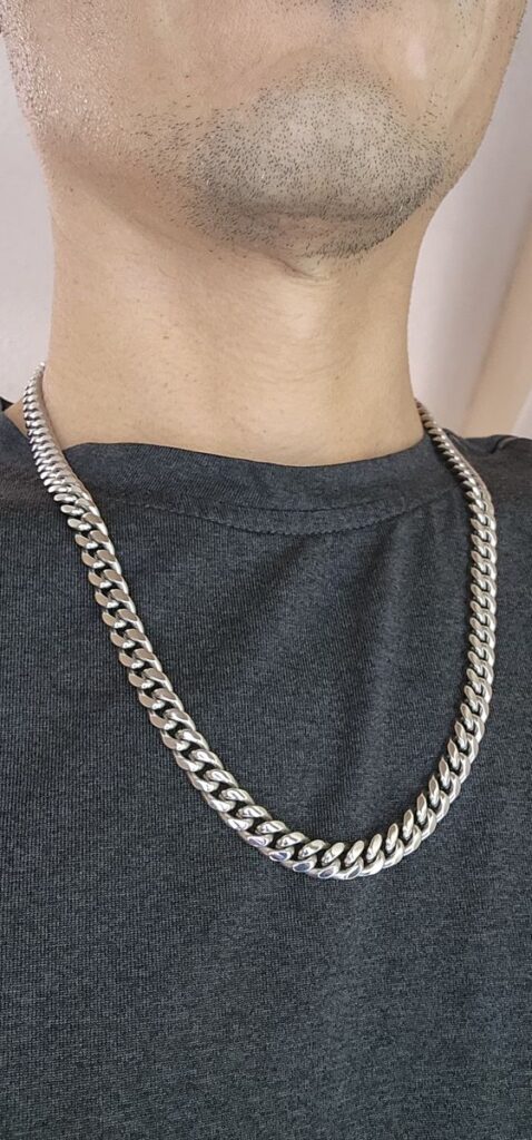 Hood By Air Lock Chain Necklace in Metallic for Men